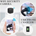 Caméra cachée espion Full HD 1080P Mini caméra cachée chargeur mural USB Caméra de surveillance Espia